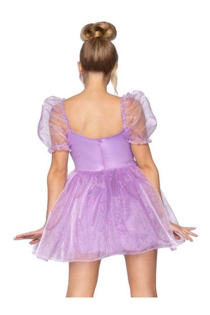 Leg Avenue Frosted Organza Babydoll Dress 9