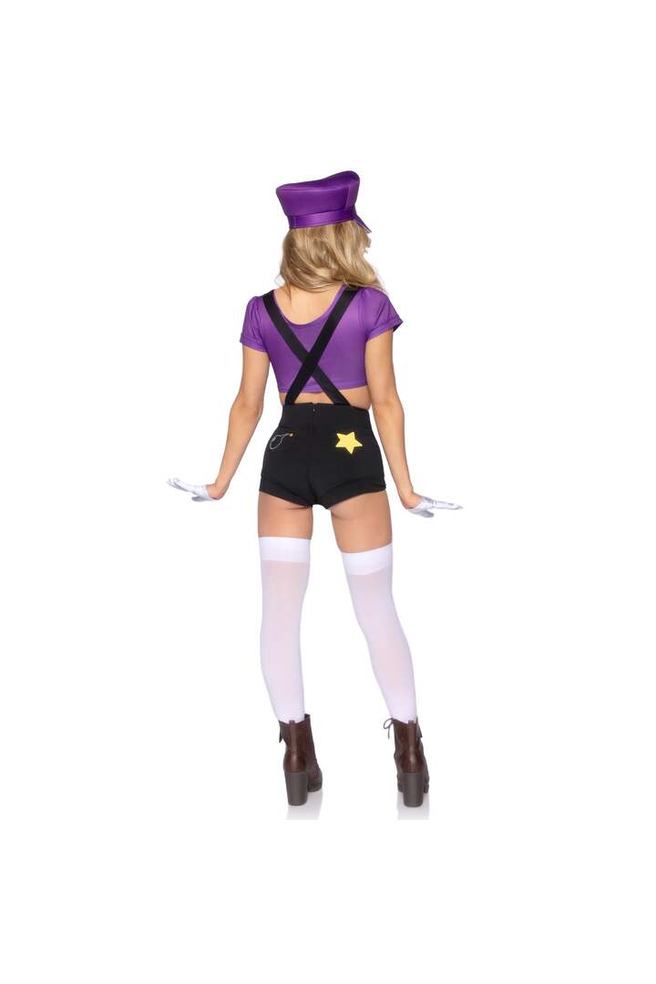 Leg Avenue Gamer Baddie Costume Black/Purple 5