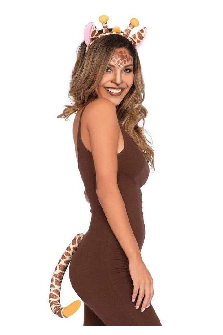 Leg Avenue Giraffe Animal Costume Kit Brown in One Size 