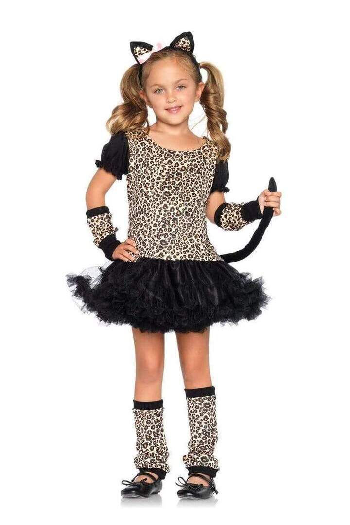 Leg Avenue Girl's Pretty Little Leopard Costume in Leopard 2