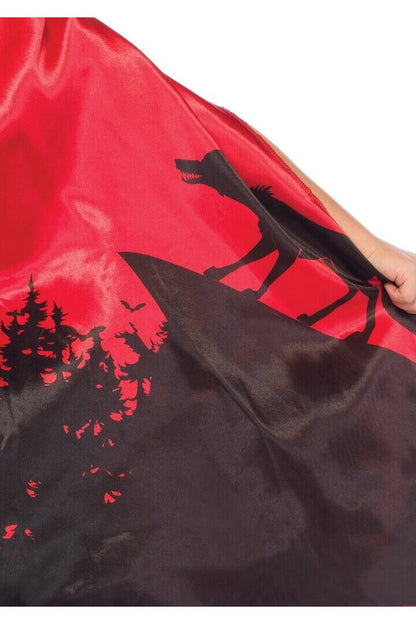 Leg Avenue Girl's Storybook Red Riding Hood Costume in Red/Black 6