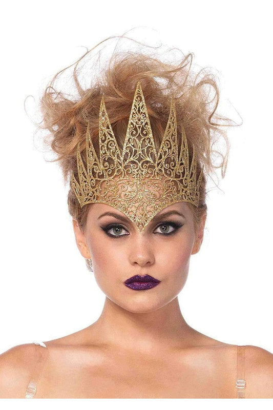 Leg Avenue Glitter Die Cut Filigree Royal Crown in One Size  1