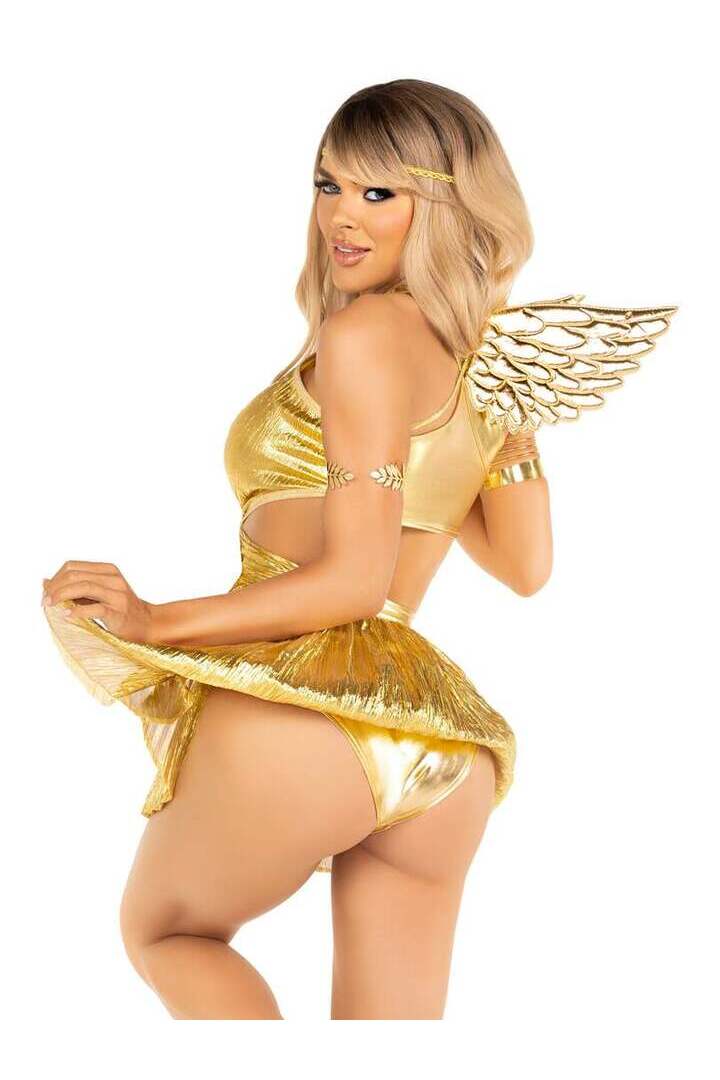 Leg Avenue Golden Angel Costume in Gold 4