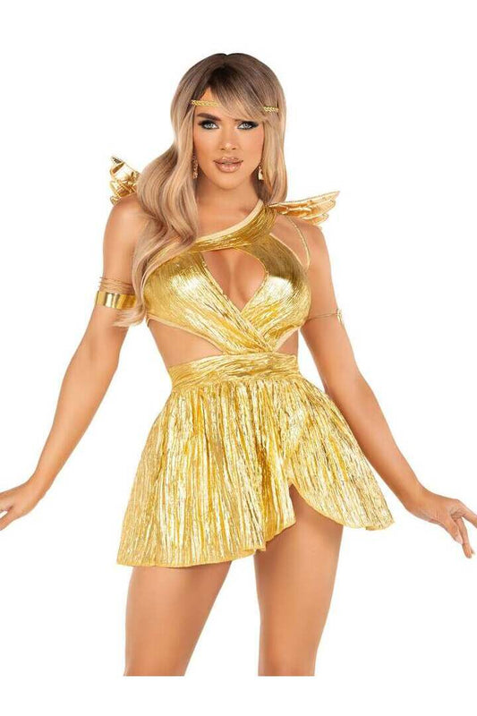 Leg Avenue Golden Angel Costume in Gold 