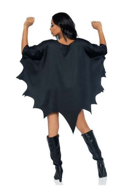 Leg Avenue Gothic Glitter Spider Web Costume Poncho in One Size 3