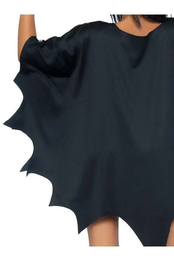 Leg Avenue Gothic Glitter Spider Web Costume Poncho in One Size 4