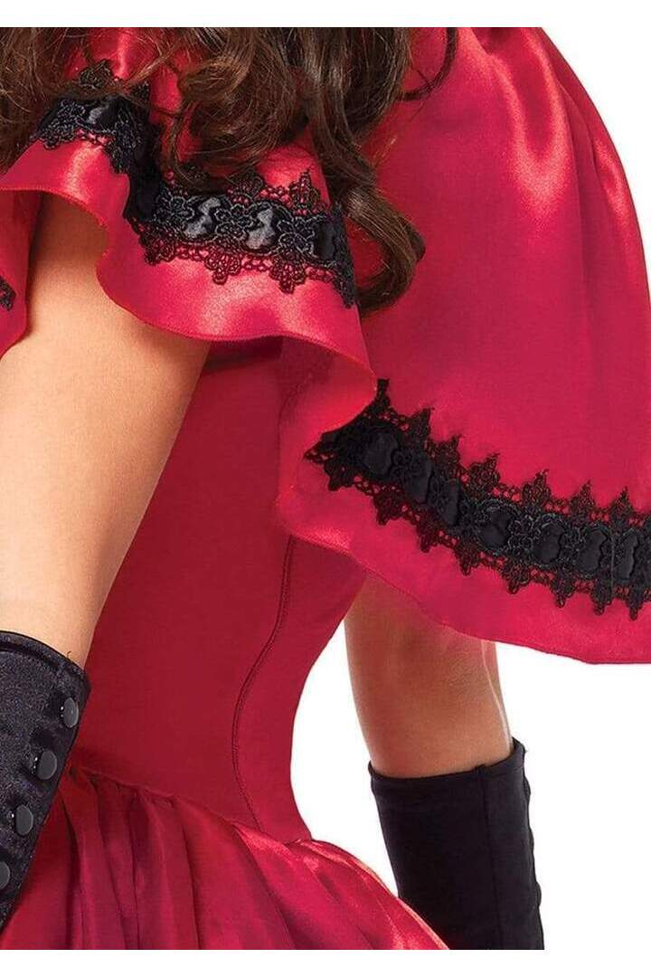 Leg Avenue Gothic Red Riding Hood Costume in Red/White 4