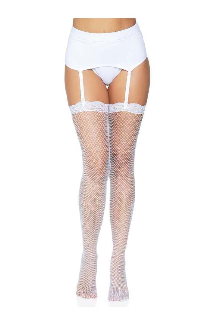 Leg Avenue Gwen Fishnet Thigh High Stockings in One Size 3
