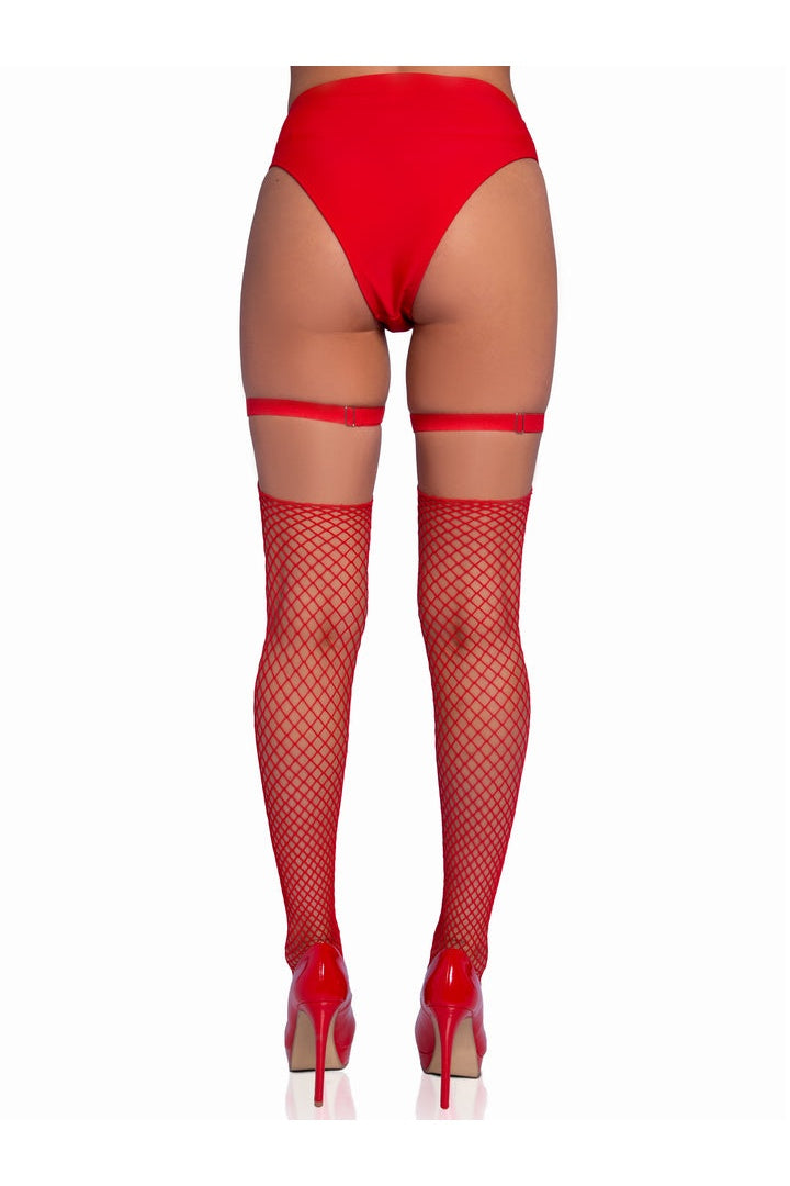 Leg Avenue Heart Thigh Garters Red in One Size  3
