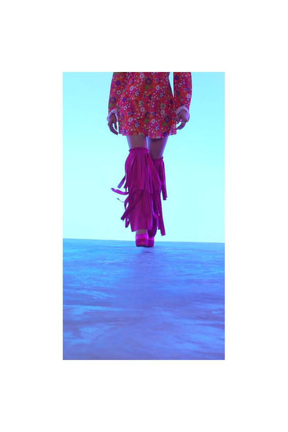 Leg Avenue Hippie Chick Costume Orange 6