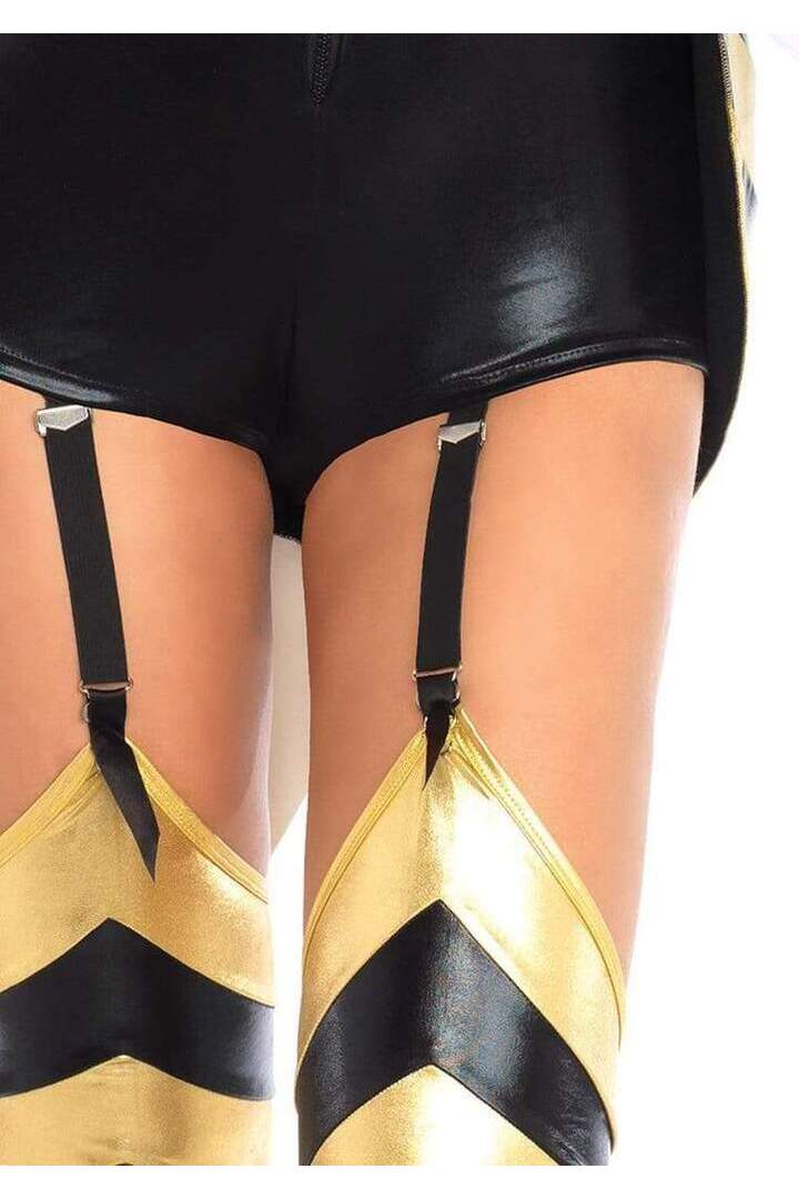 Leg Avenue Hornet Honey Wasp Costume in Black/Gold 5