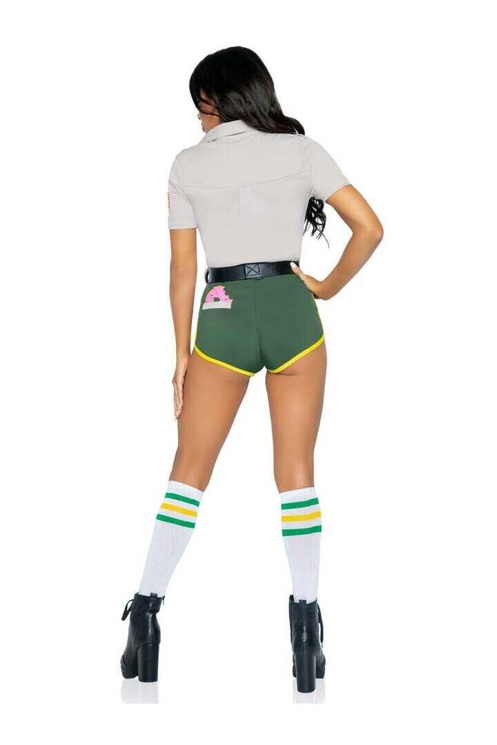 Leg Avenue Hot Cop Trooper Costume in Khaki 4