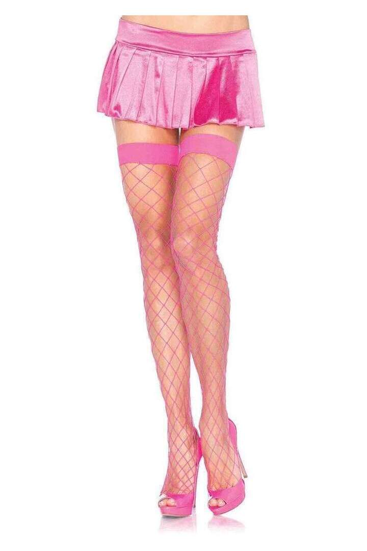 Leg Avenue Ida Net Thigh High Stockings in One Size 13