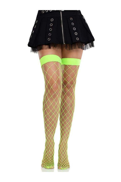 Leg Avenue Ida Net Thigh High Stockings in One Size 3