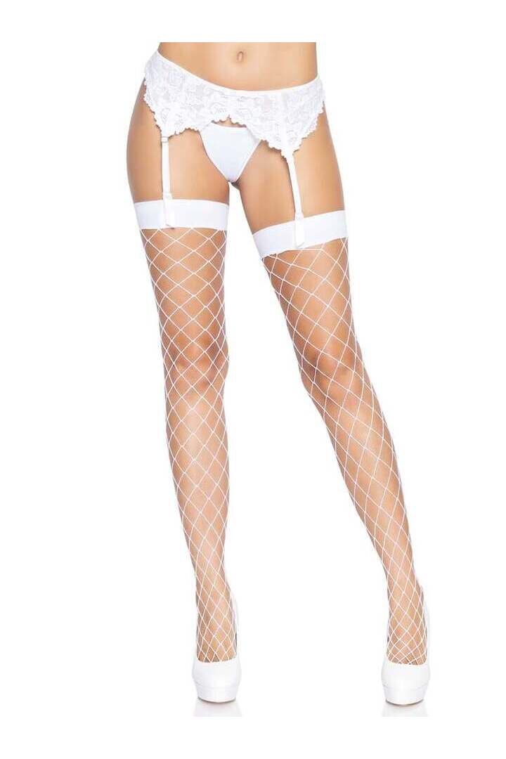 Leg Avenue Ida Net Thigh High Stockings in One Size 7