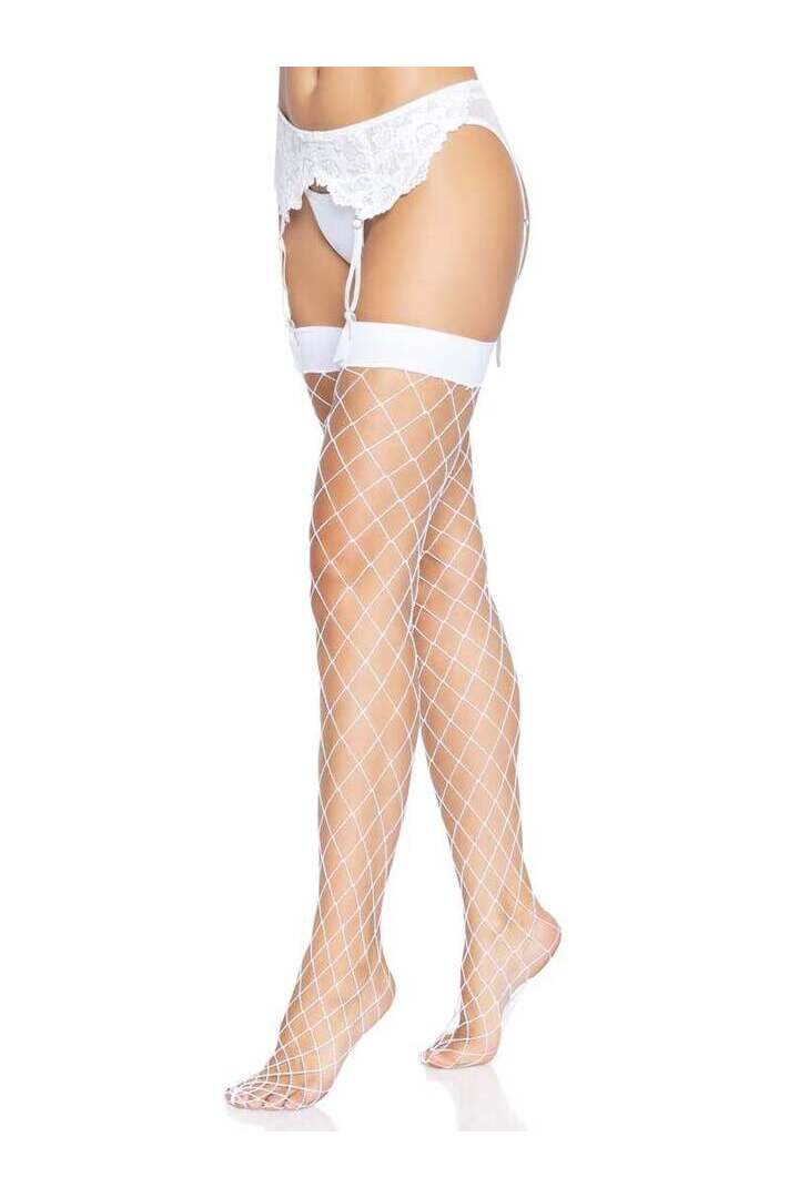 Leg Avenue Ida Net Thigh High Stockings in One Size 8