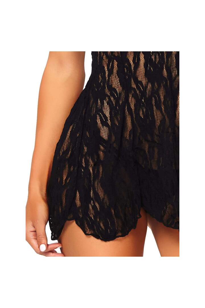 Leg Avenue In My Dreams Rose Lace Chemise in One Size 3