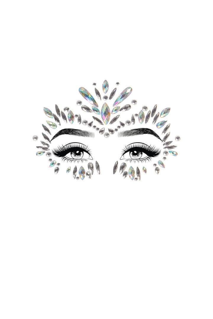Leg Avenue Iris Jewels Sticker Clear in One Size 