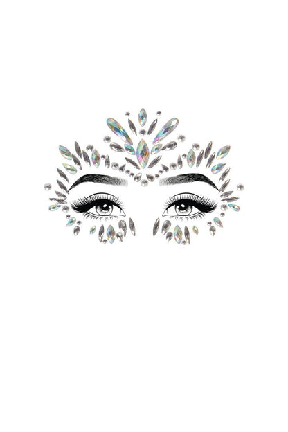 Leg Avenue Iris Jewels Sticker Clear in One Size 