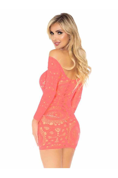 Leg Avenue Is This Love Lace Mini Dress in One Size 10
