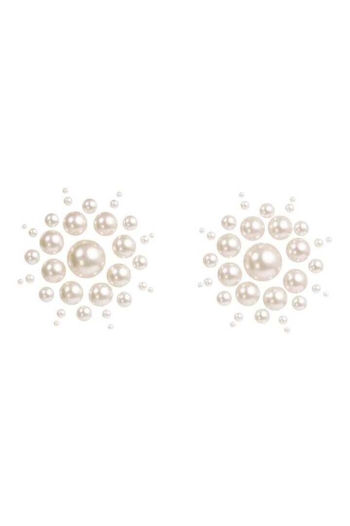 Leg Avenue Isla Pearl Nipple Covers White in One Size 2