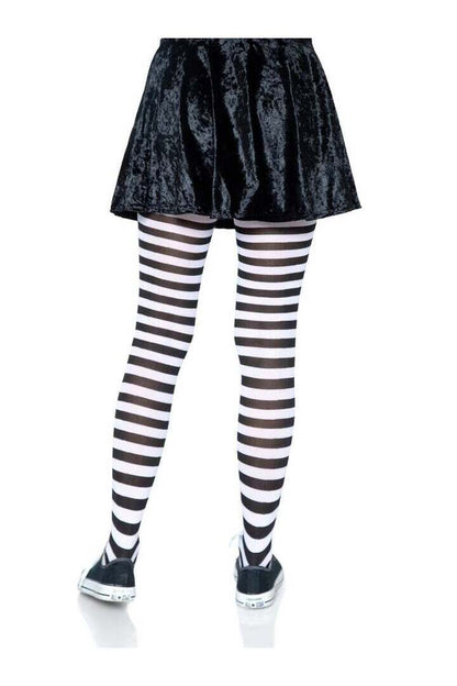 Leg Avenue Jada Striped Women's Tights in One Size 2