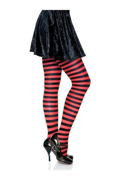 Leg Avenue Jada Striped Women's Tights in One Size 5