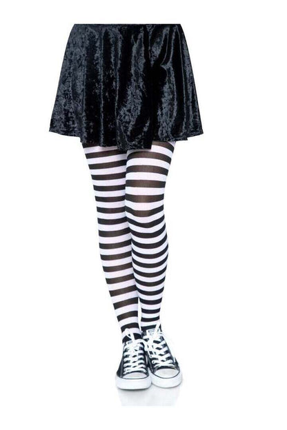 Leg Avenue Jada Striped Women's Tights in One Size 