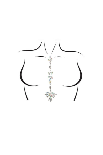 Leg Avenue Jade Jewels Sticker Clear in One Size 