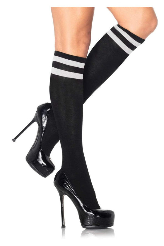 Leg Avenue Jolie Athletic Knee High Socks in One Size 
