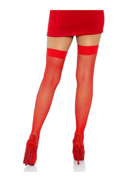 Leg Avenue Josi Fishnet Thigh Highs in One Size 7