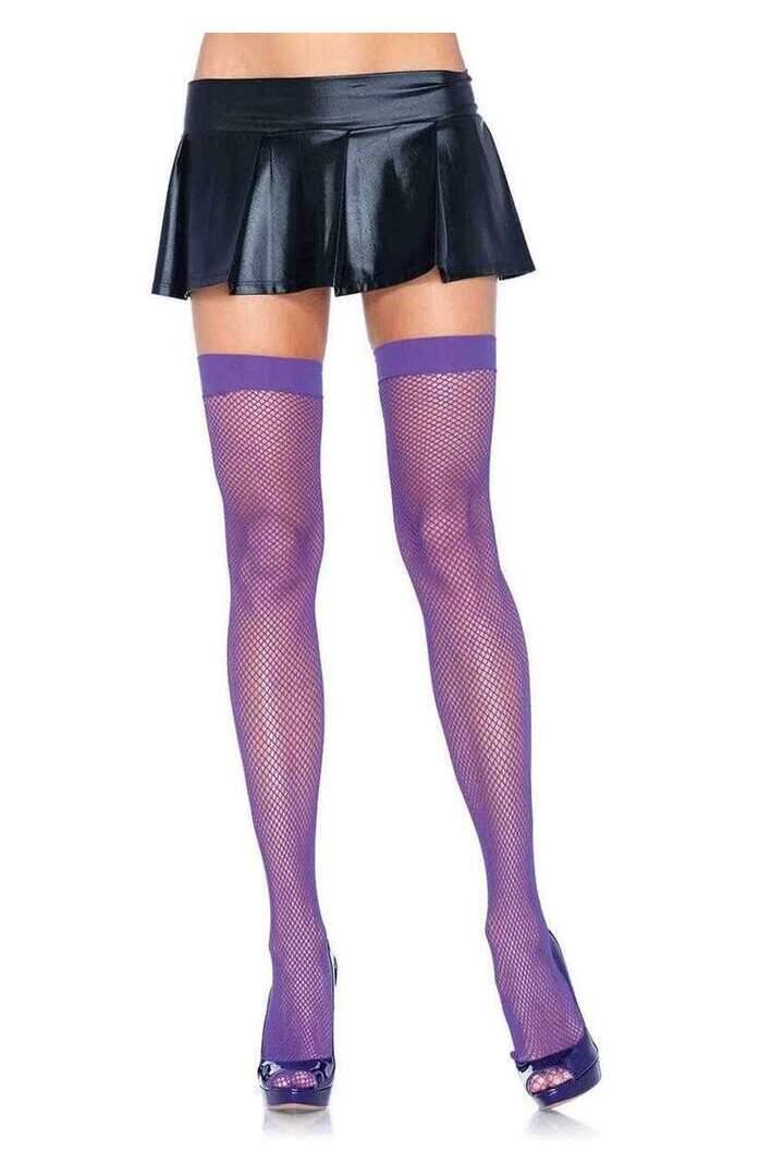 Leg Avenue Joy Fishnet Thigh High Stockings in One Size 19