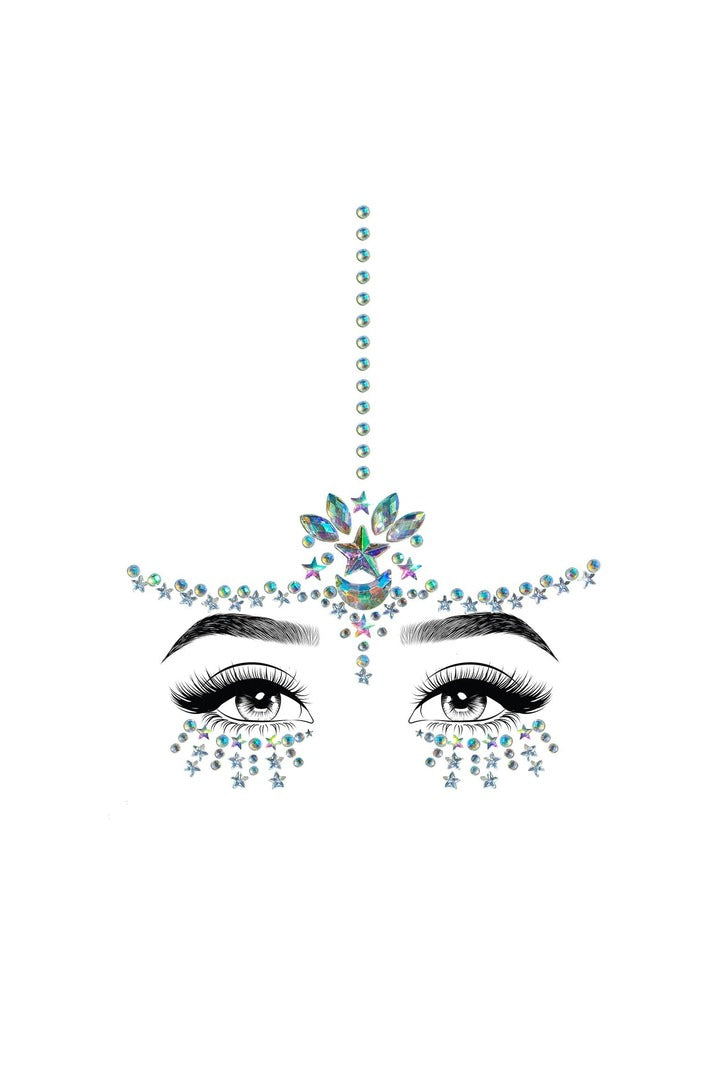 Leg Avenue Karma Jewels Sticker Clear in One Size 