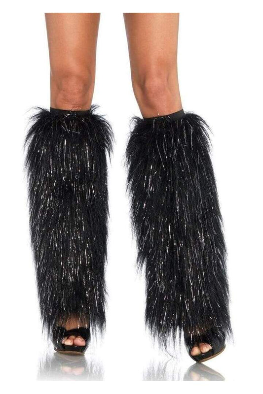 Leg Avenue Kira Furry Leg Warmers in One Size 