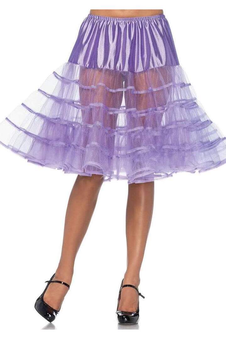 Leg Avenue Knee Length Layered Petticoat Costume Skirt in One Size 10