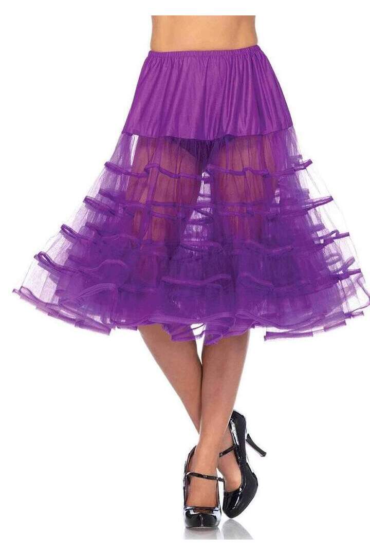 Leg Avenue Knee Length Layered Petticoat Costume Skirt in One Size 11