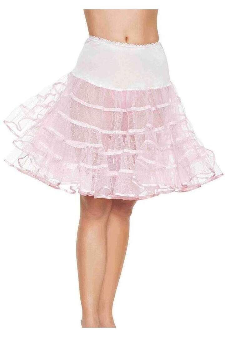 Leg Avenue Knee Length Layered Petticoat Costume Skirt in One Size 2