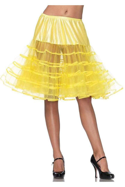 Leg Avenue Knee Length Layered Petticoat Costume Skirt in One Size 3