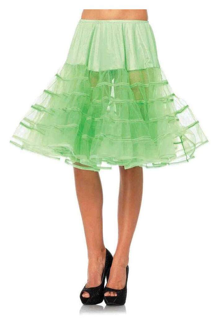 Leg Avenue Knee Length Layered Petticoat Costume Skirt in One Size 4