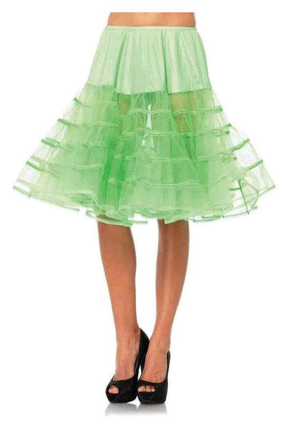 Leg Avenue Knee Length Layered Petticoat Costume Skirt in One Size 4