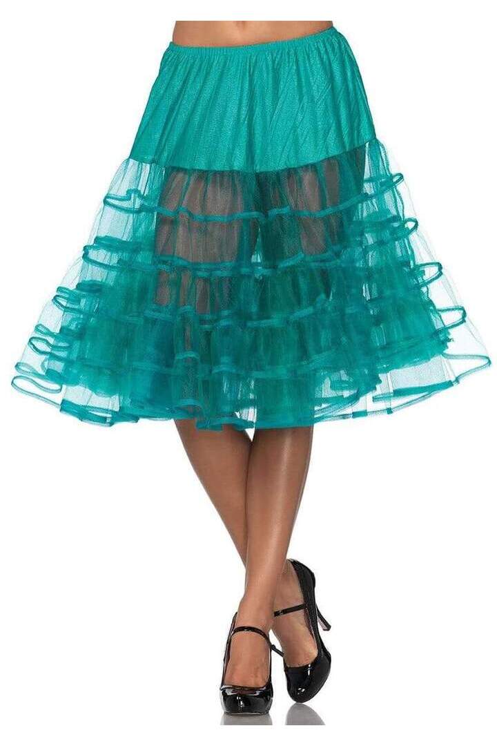 Leg Avenue Knee Length Layered Petticoat Costume Skirt in One Size 5