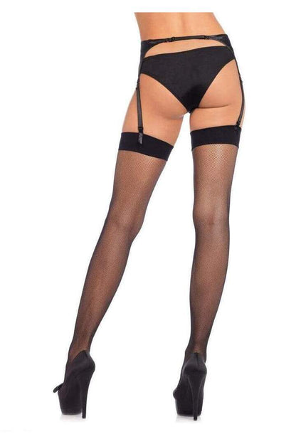 Leg Avenue Kumi Net Thigh High Stockings in One Size 1