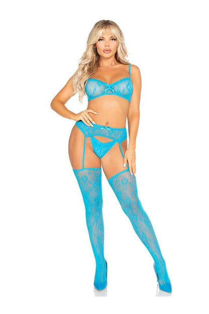 Leg Avenue Love Addict Bra and Panty Set in One Size 15