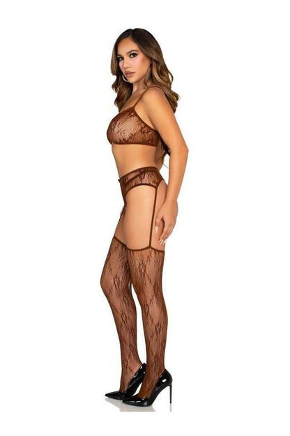 Leg Avenue Love Addict Bra and Panty Set in One Size 5