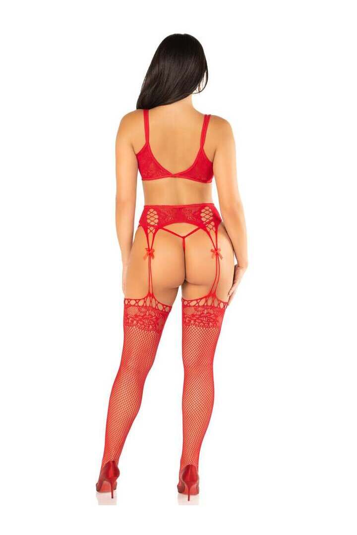 Leg Avenue Love Song Bra and Panty Set in One Size 18
