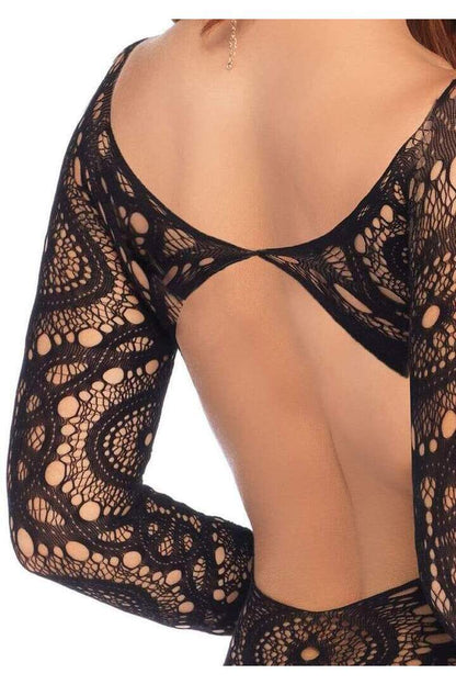 Leg Avenue Love Story Crochet Lace Bodysuit 13