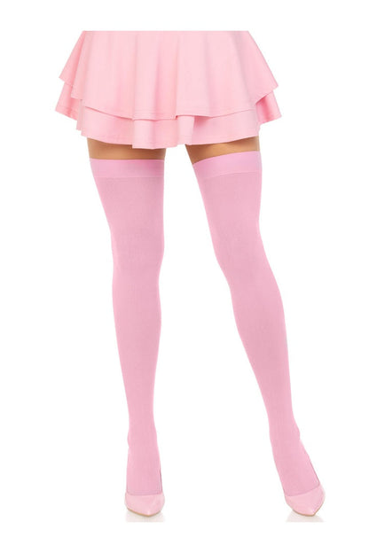 Leg Avenue Luna Thigh High Stockings in One Size  8