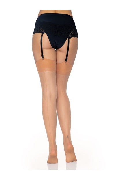 Leg Avenue Lynn Sheer Backseam Stockings in One Size  12