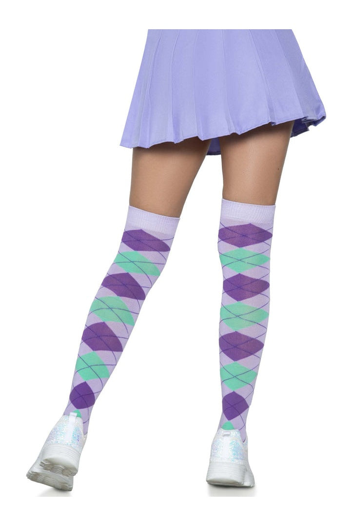 Leg Avenue Madeline Argyle Socks in One Size  10