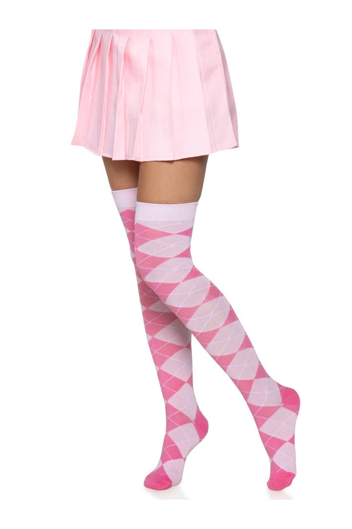 Leg Avenue Madeline Argyle Socks in One Size  2